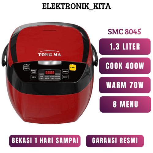 Magic Com Yong Ma SMC8045 Rice Cooker Digital 1.3 L