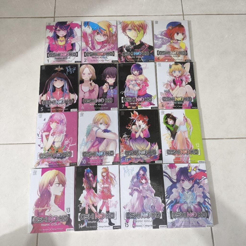 Oshi No Ko Vol. 1-16 Set Tamat