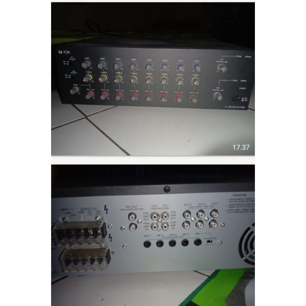 ampli toa za 2128M skond normal mulus echo