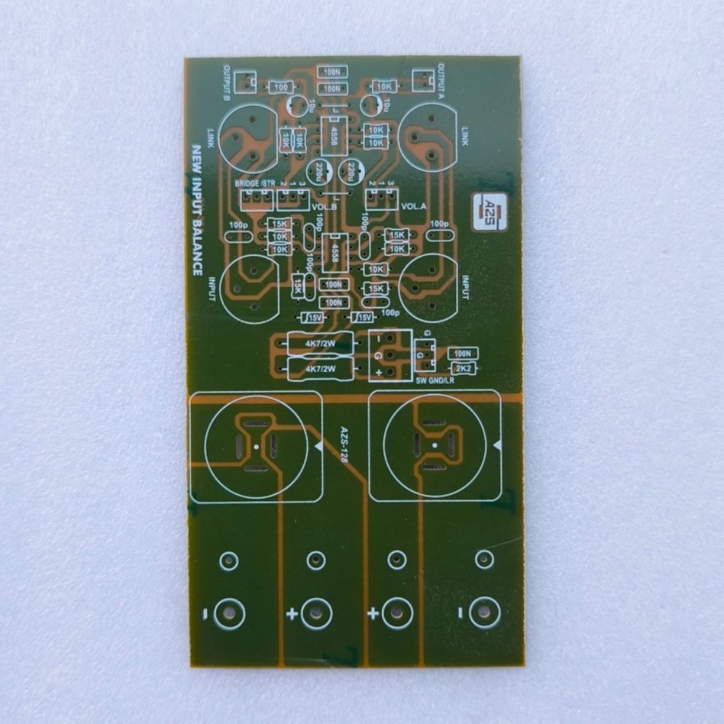 PCB Panel Belakang Box N7000 N9000 Back Panel Box Power Amplifier