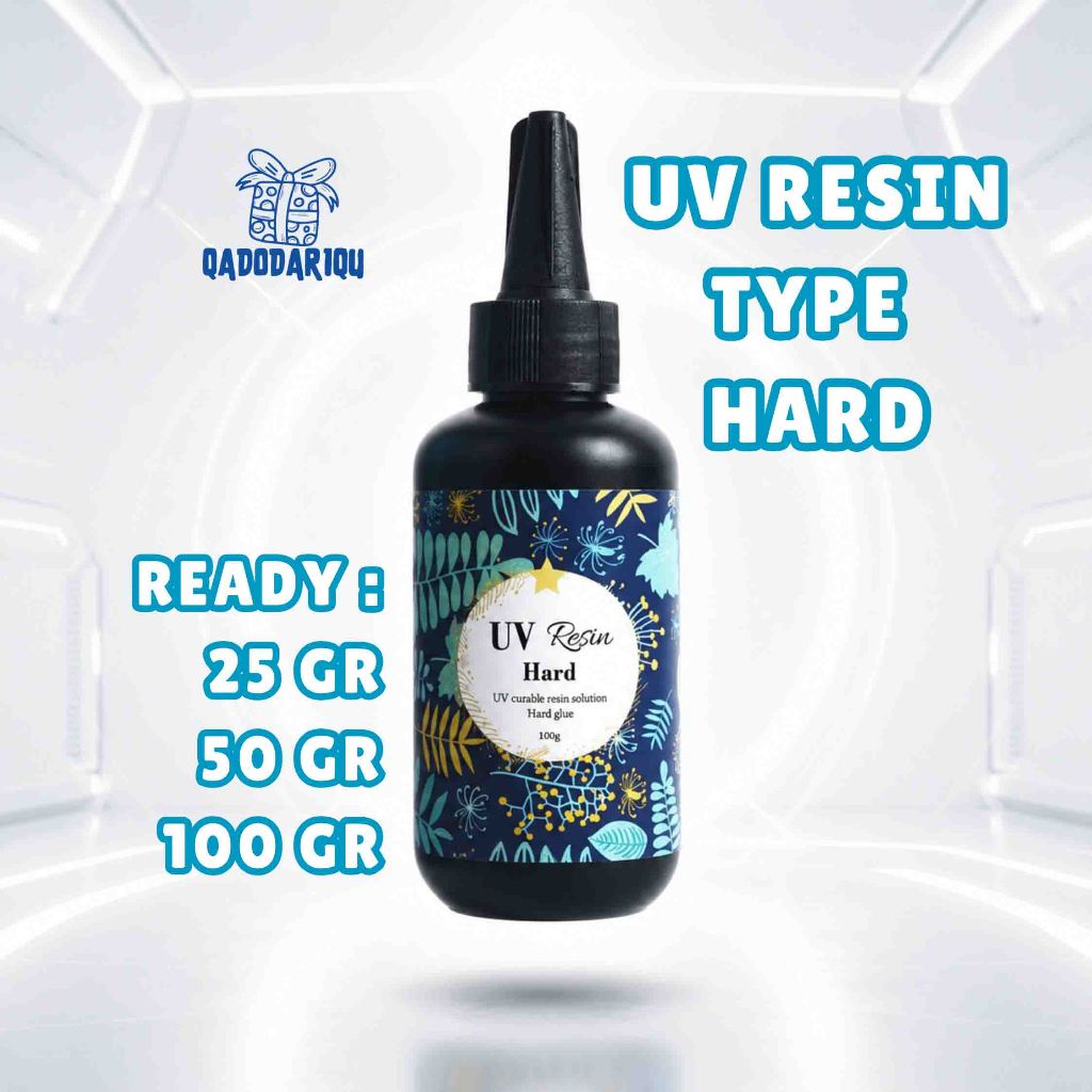 Resin UV Hard Bening Premium – Lem UV Resin untuk Kerajinan, Jewelry dan Gantungan Kunci | Cepat Ker
