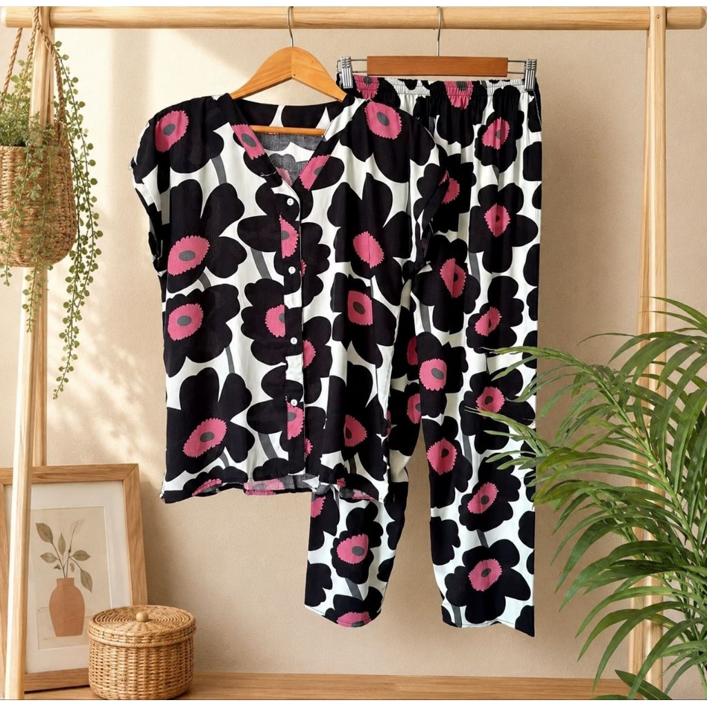 PIYAMA READY | BAJU TIDUR | PIYAMA MAKASSAR | SETCEL MAKASSAR | PIYAMA KANCING BUSUI | PIYAMA RAYON 