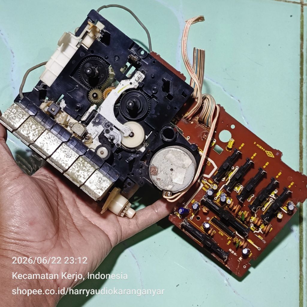 Mekanik Tape + Modul Equalizer Lepasan SONY Belum Ditest