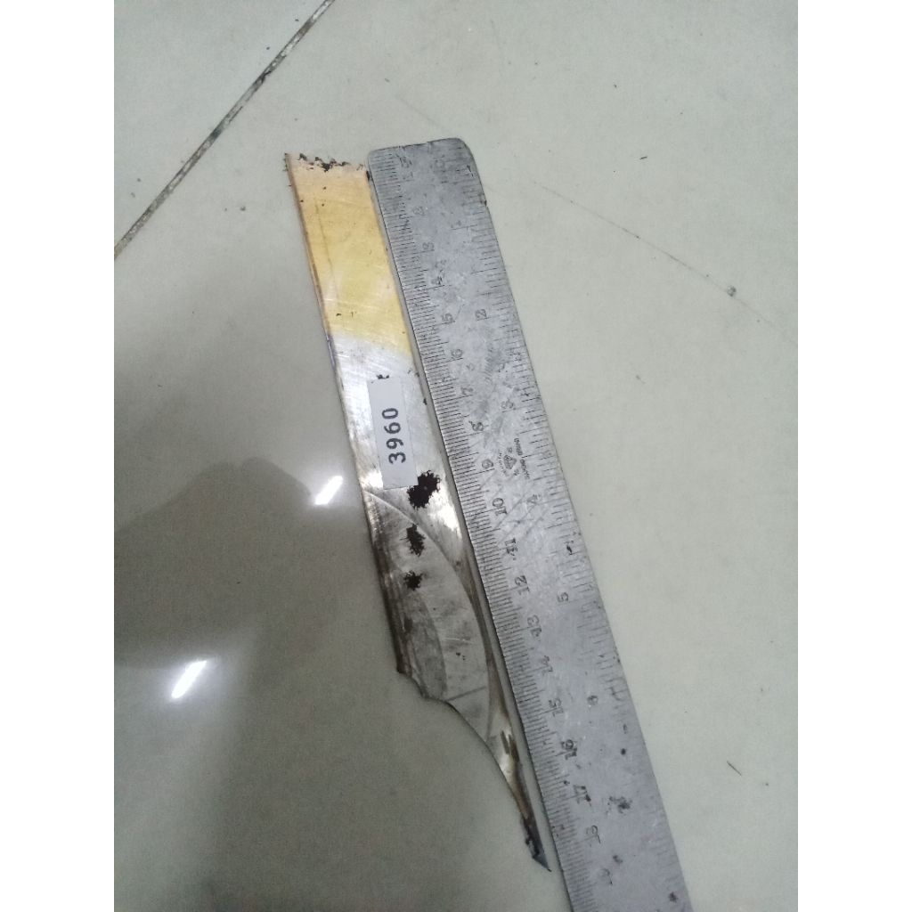 Baja HSS DM05 Julia Italy Gold Original Bahan Pisau Dapur Mutik Raut Seset Janur Iris Code 3960