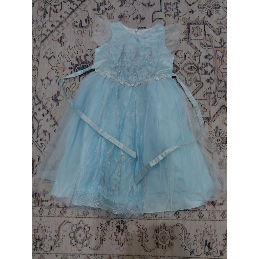 baju dress anak princess balloon