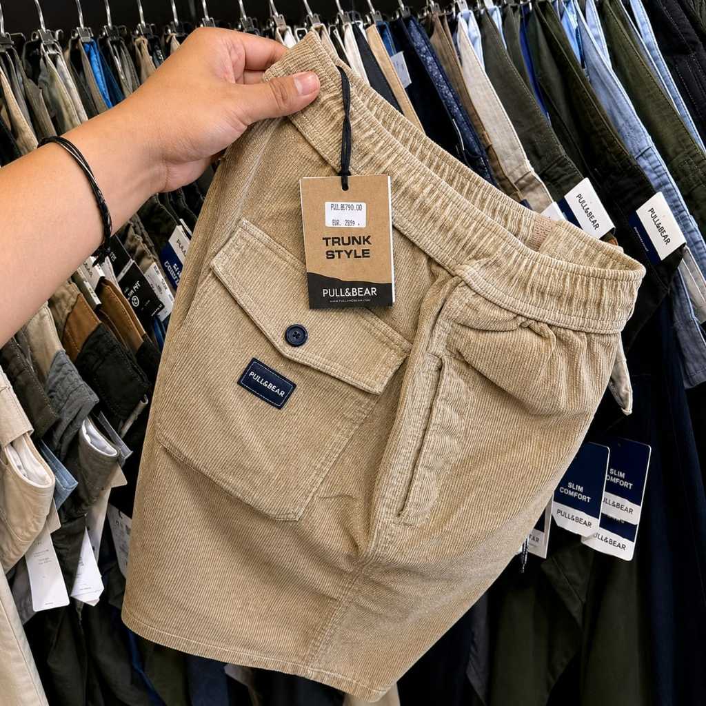 celana pendek pria boarshort corduroy jumbo