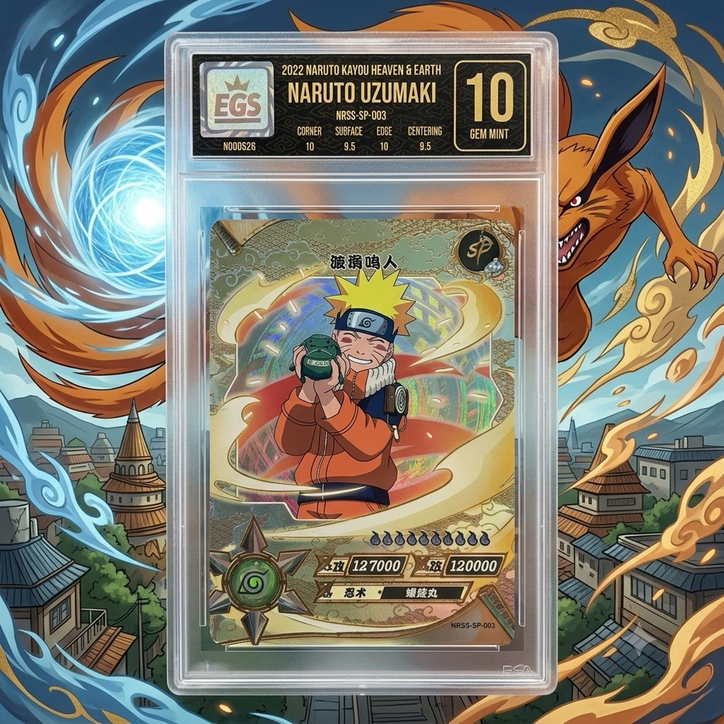 SP Uzumaki Naruto NRSS-SP-003 | EGS Grading 10 Gem Mint
