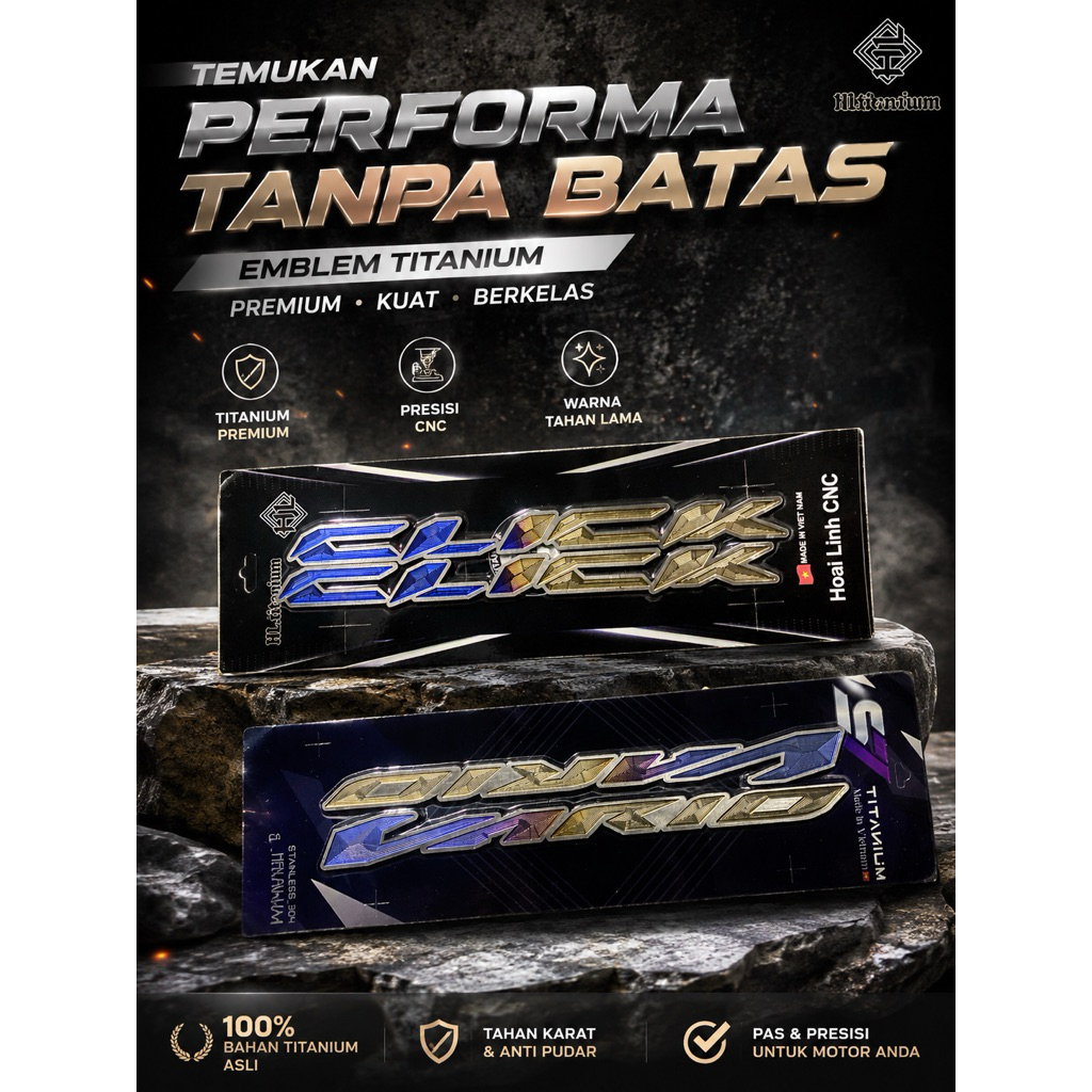 Emblem titanium VARIO / CLICK