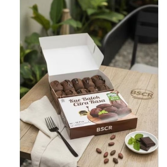 Arsweet --- kue balok lumer coklat isi 10