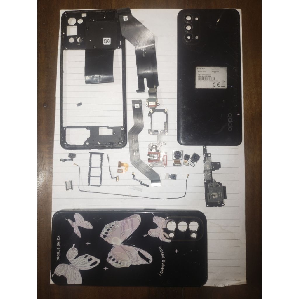 Sparepart HP Oppo Reno 4 Original, Asli Copotan, Normal.