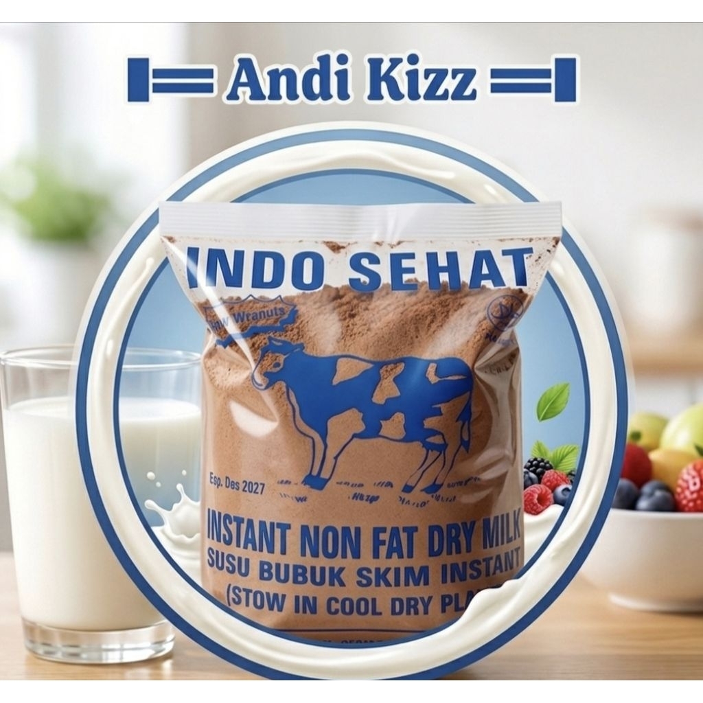 SUSU INDO SEHAT NON FAT COKLAT