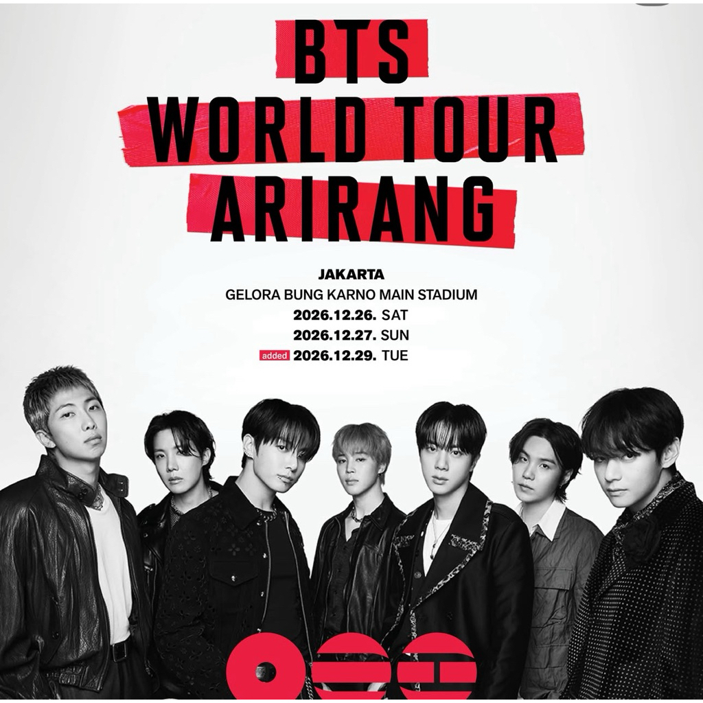 Tiket BTS konser Arirang Jakarta
