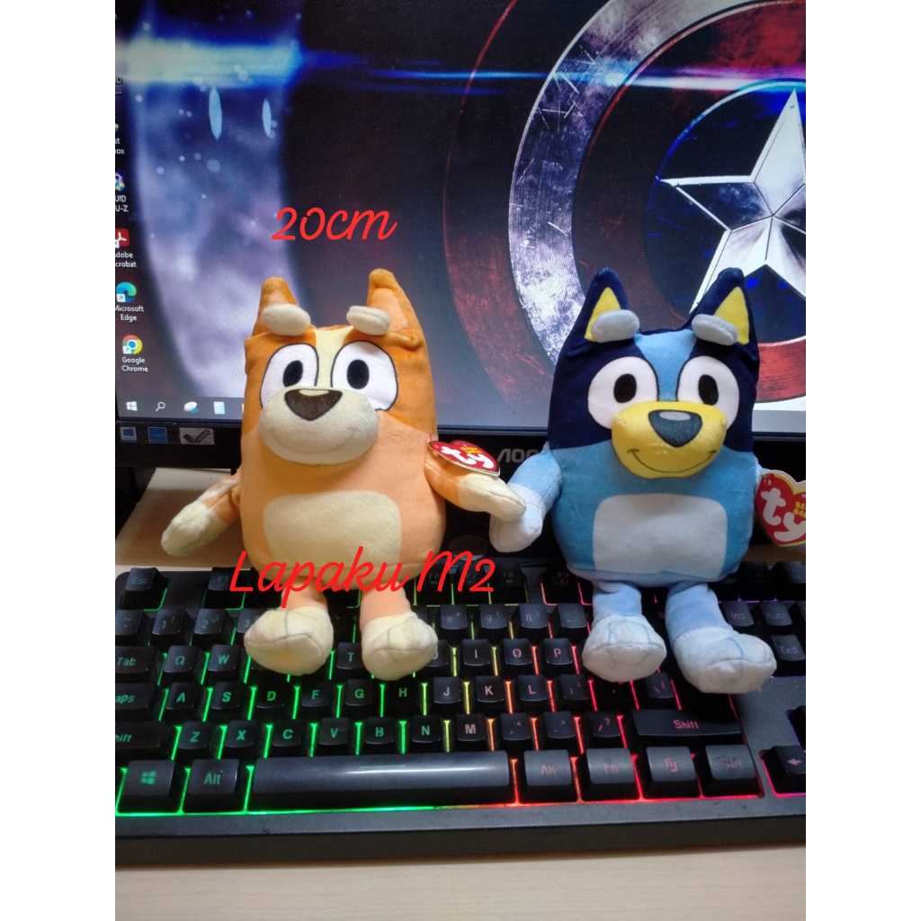 Boneka Bluey & Bingoo 20cm Lembut hadiah anak