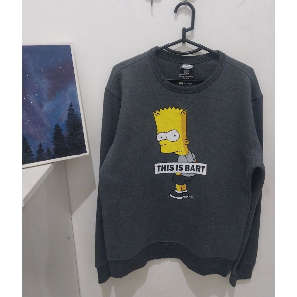 [ Preloved ] Crewneck Kartun Abu Brand