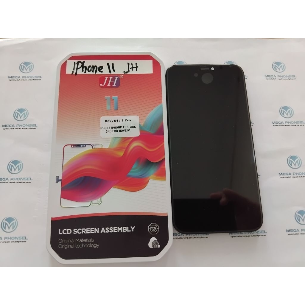 LCD FULLSET IP 11 BLACK JH FHD MOVE IC