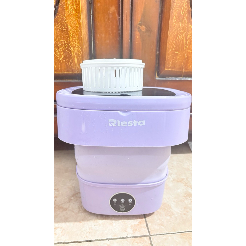 Preloved Mesin Cuci Mini Portable 8L Mesin Cuci Lipat Otomatis