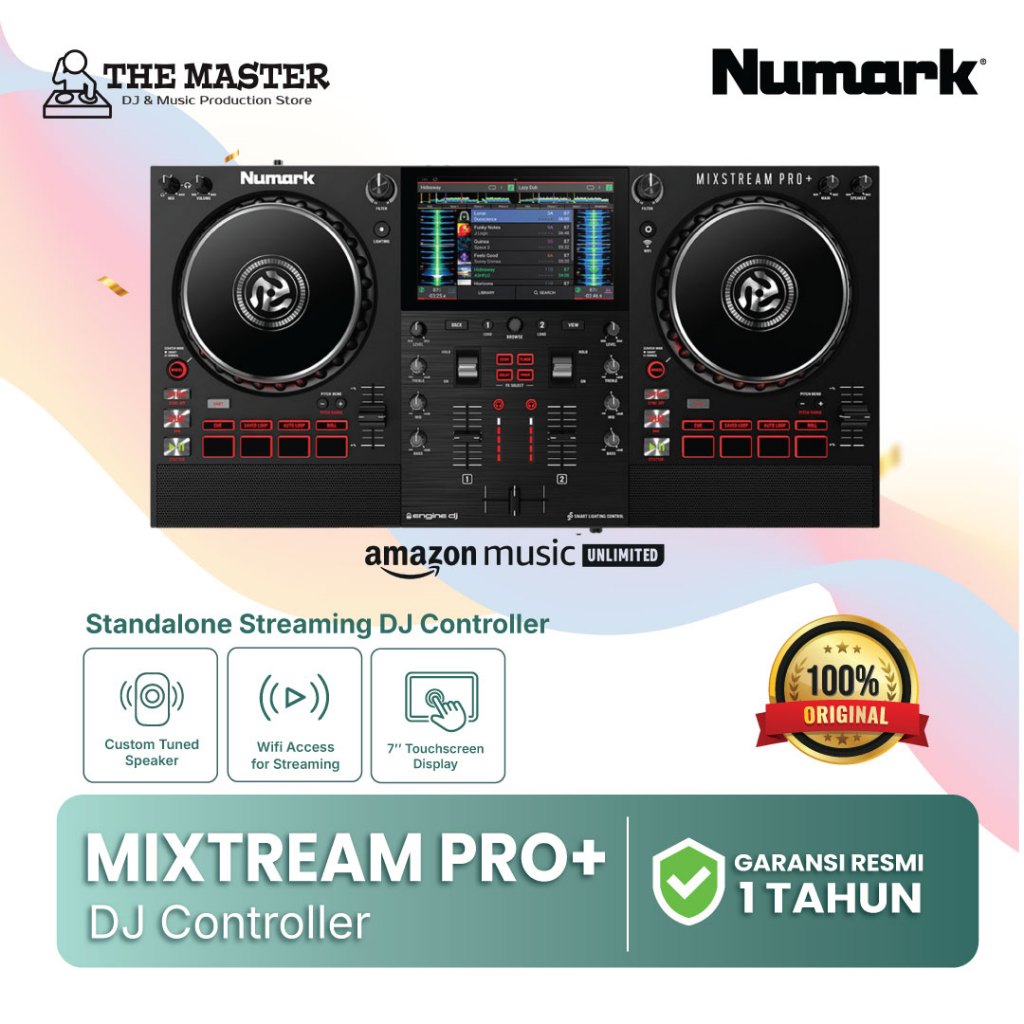 [Ready Stock] Numark Mixstream Pro + Standalone DJ Controller
