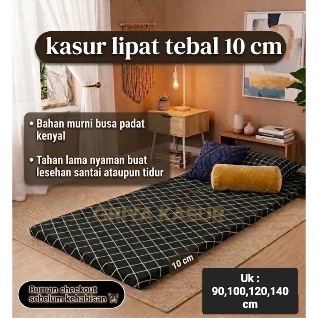 Promo Murah Kasur Busa Tebal 10cm Kasur Spon Bahan Full Busa Spon Berkualitas Tidak Mudah Kempes Kas