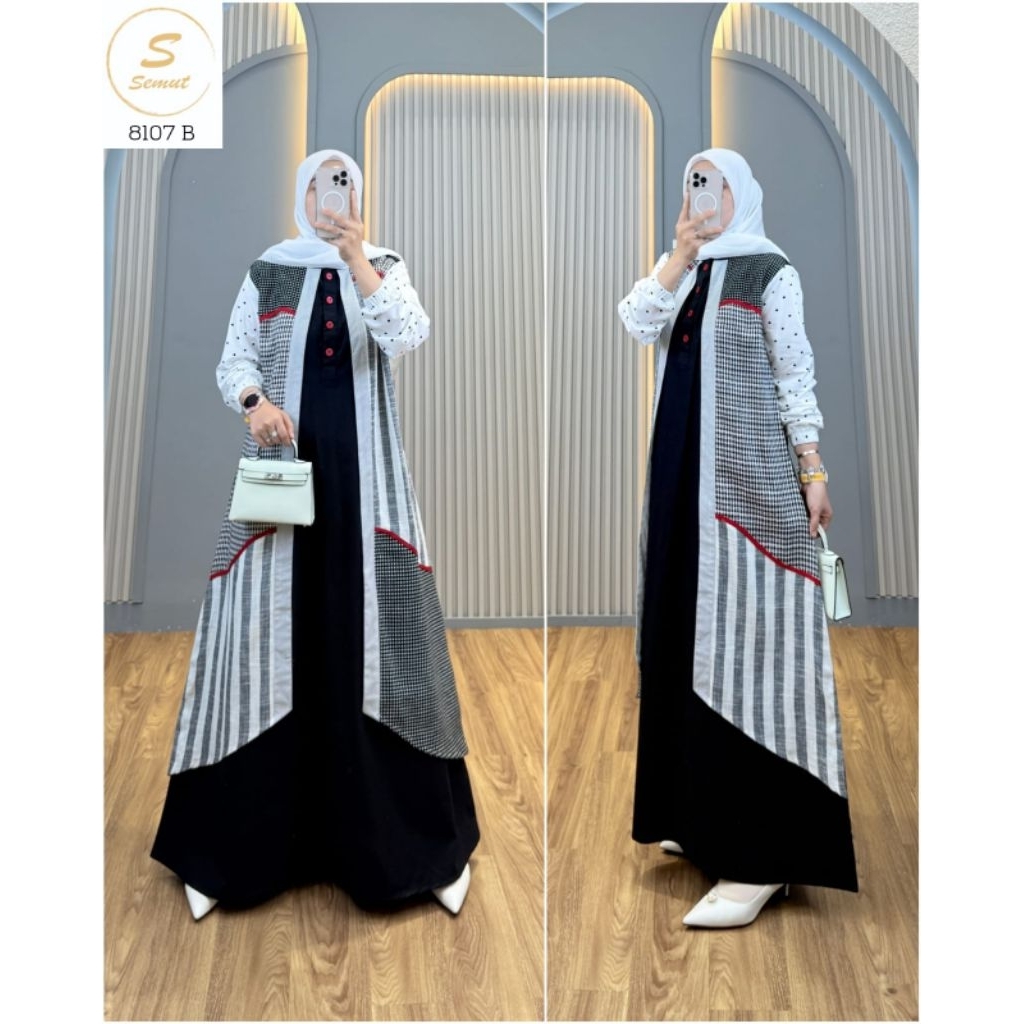 Gamis katun linen