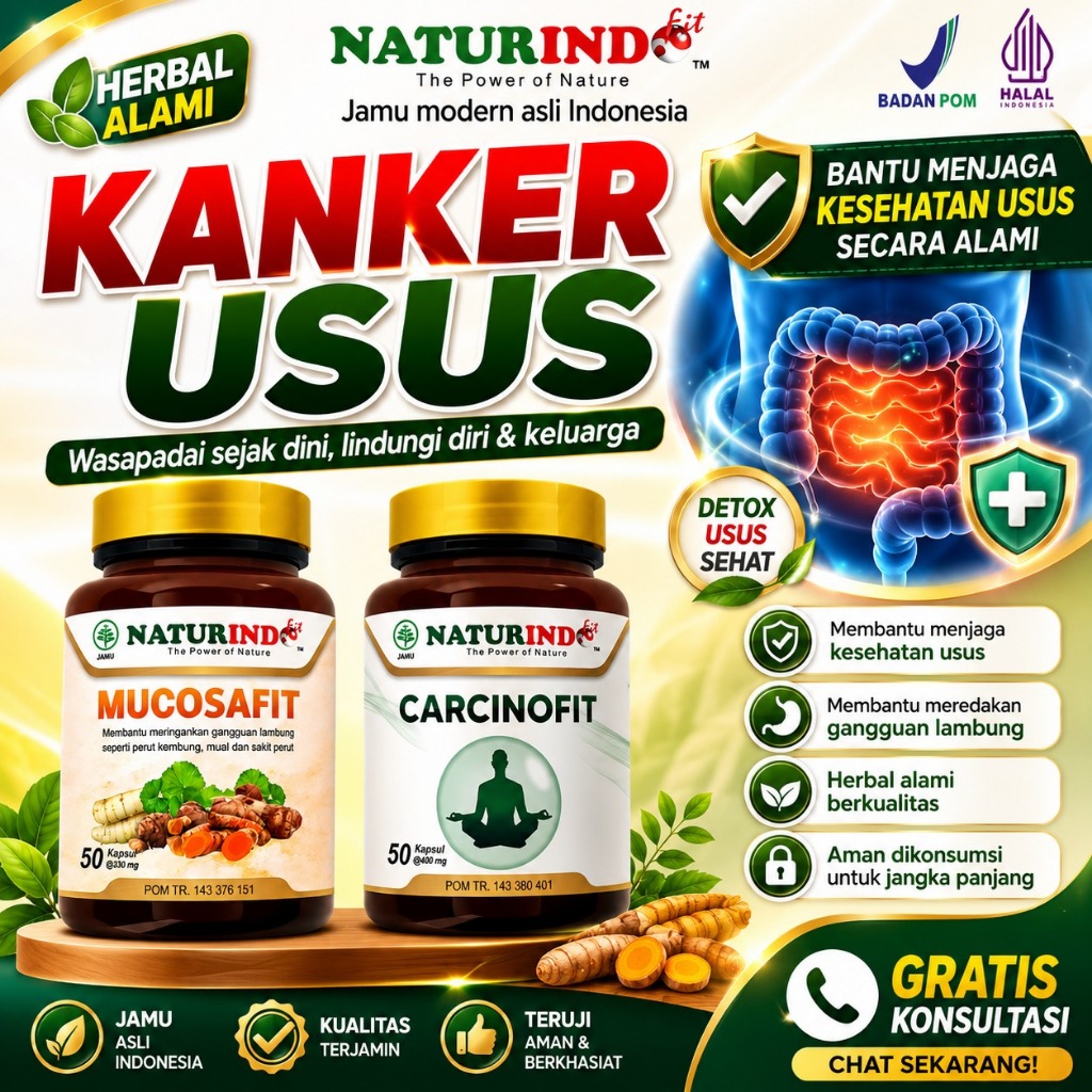 Obat Kanker Usus Detox Usus Besar Susah Bab Sembelit Wasir Herbal