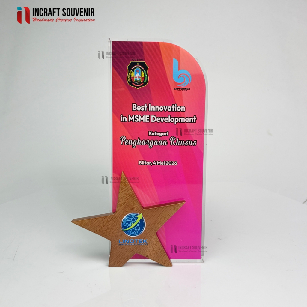 PLAKAT SOUVENIR RESIN CUSTOM BAPPERINDA BLITAR