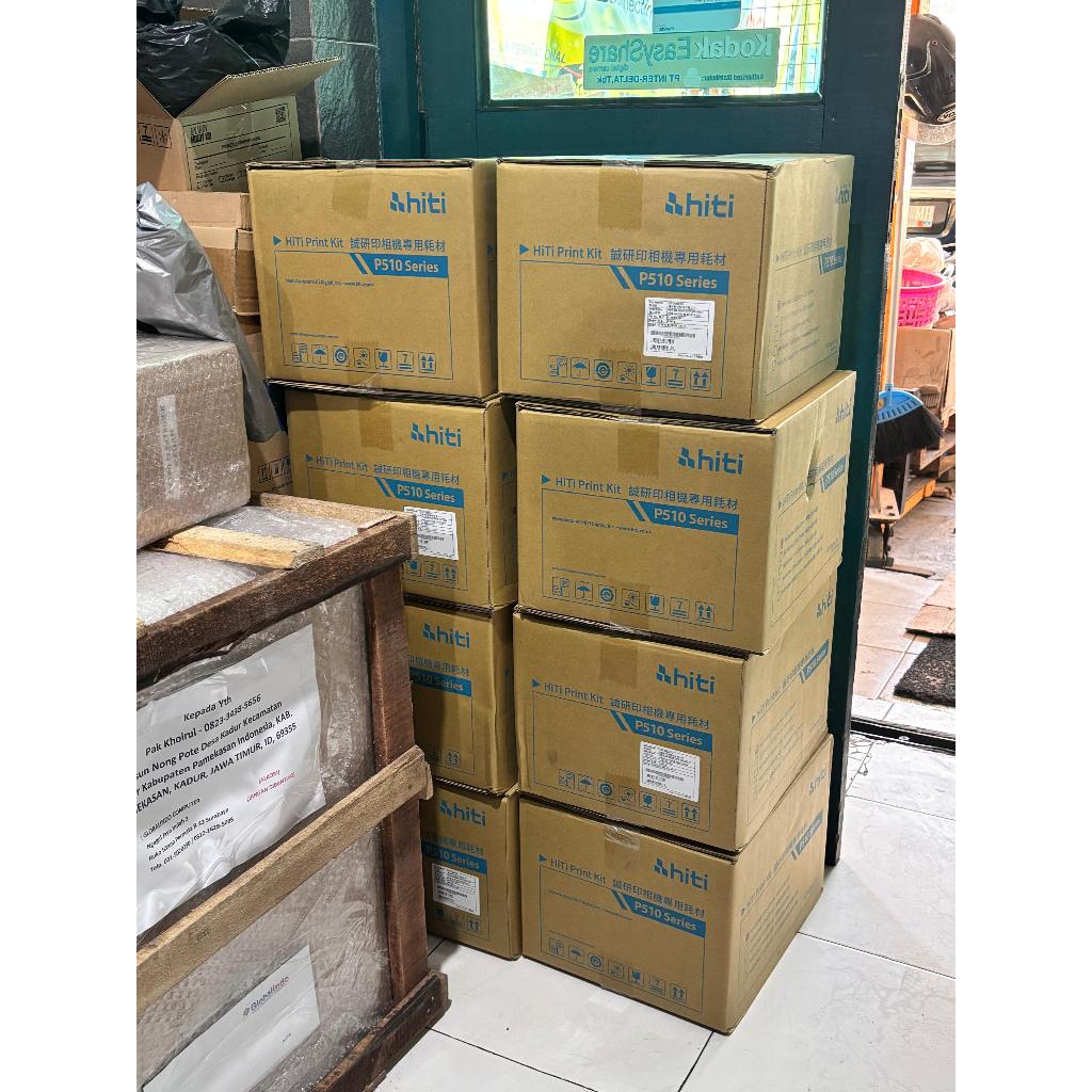 Ready Stock Paper Hiti p510s 1 Box Isi 4 Roll Paper + Ribbon