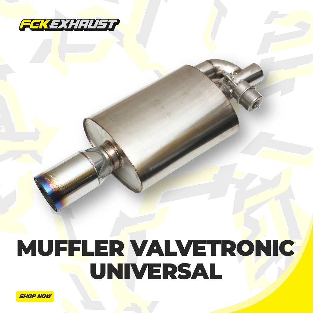 FCK Muffler Valvetronic Universal FCK Exhaust Knalpot Mobil