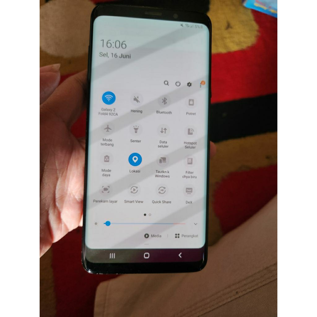 lcd samsung s9 plus kontras