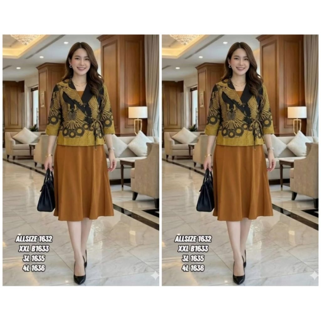 DRESS SCUBA BLAZER BATIK PREMIUM