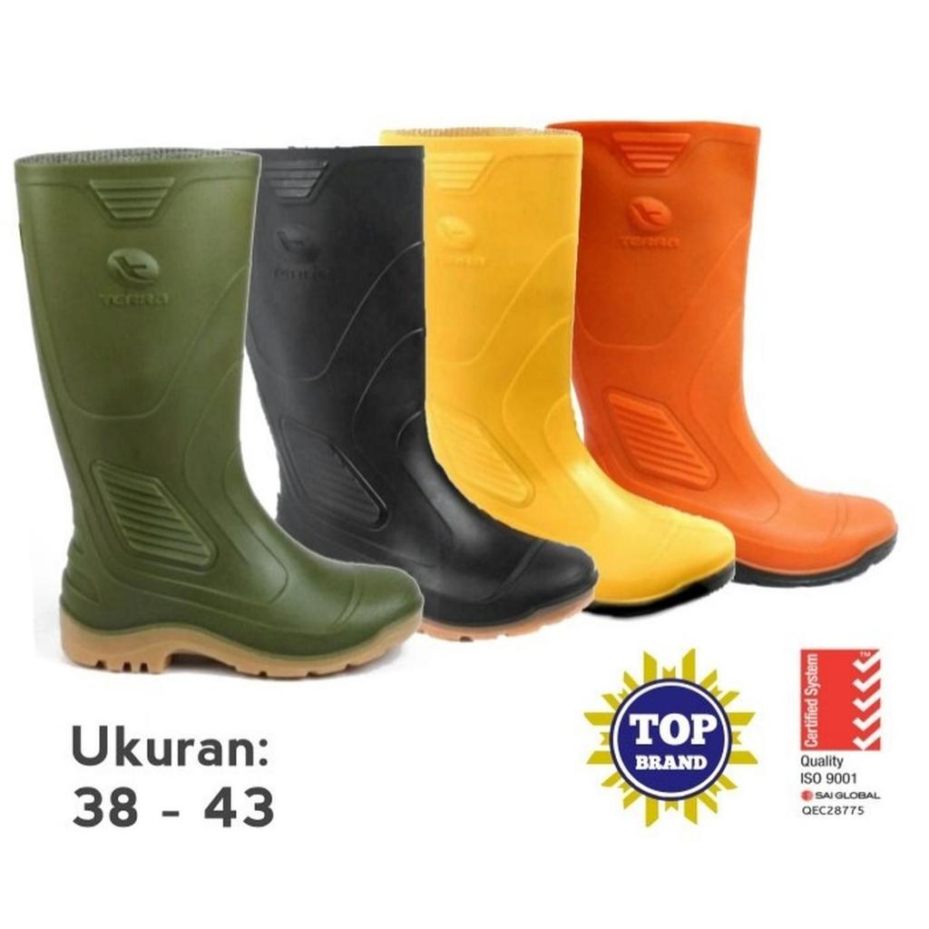 AP BOOTS TERRA ECO 3 - AP TERRA ECO 3 SIZE 38 - 43 - AP BOOTS HIJAU - HITAM - KUNING - ORANGE - SEPA