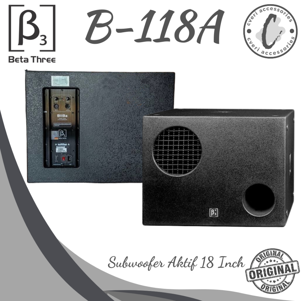 Beta Three B118A Subwoofer Aktif 18 Inch Original Beta 3 B-118A