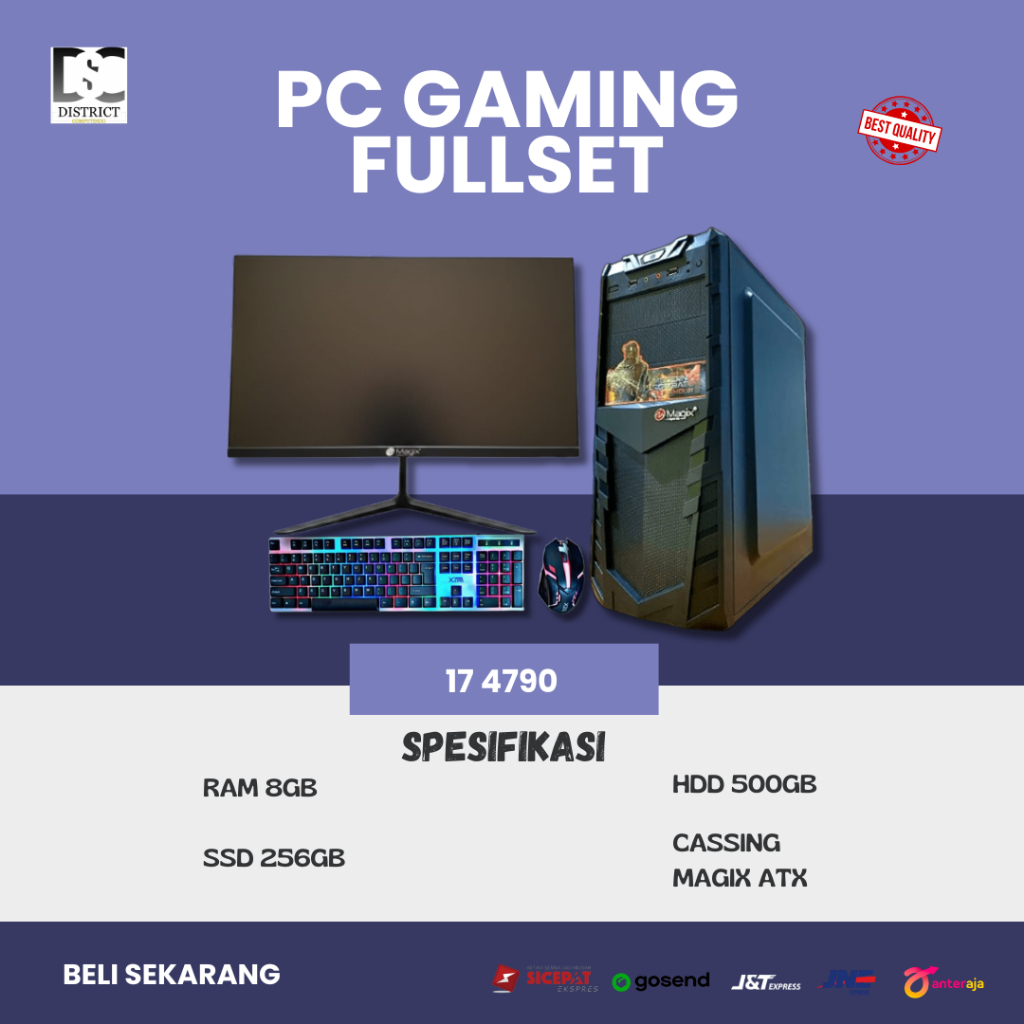 PC GAMING FULLSET INTEL CORE I7 4790