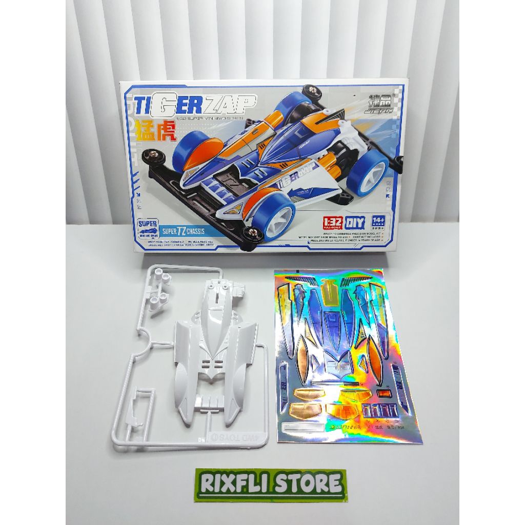 Body Tamiya KIT JIEPIN Series TIGER ZAP ZAPTIGER Dapat Box nya Part Copotan KIT JIEPIN