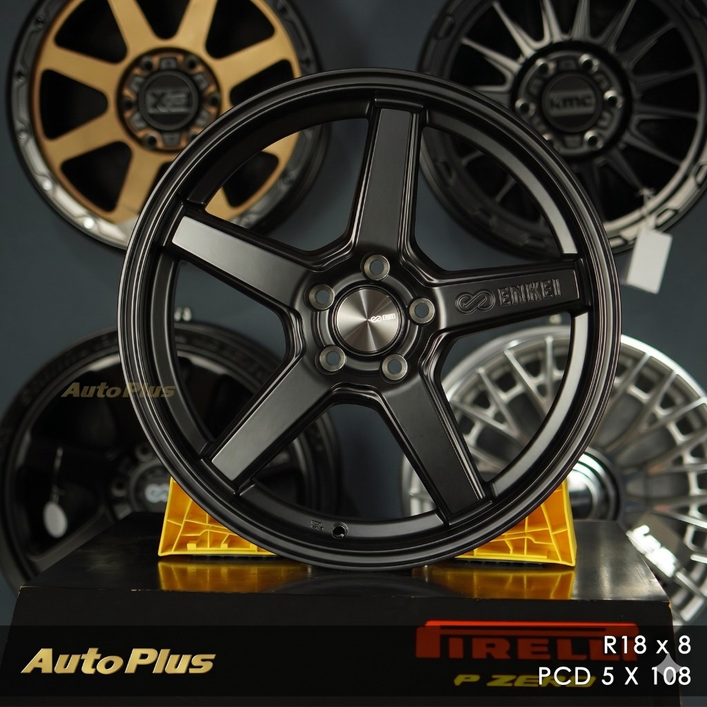VELG ENKEI QUASAR RING 18 PCD 5x108 Gunmetal