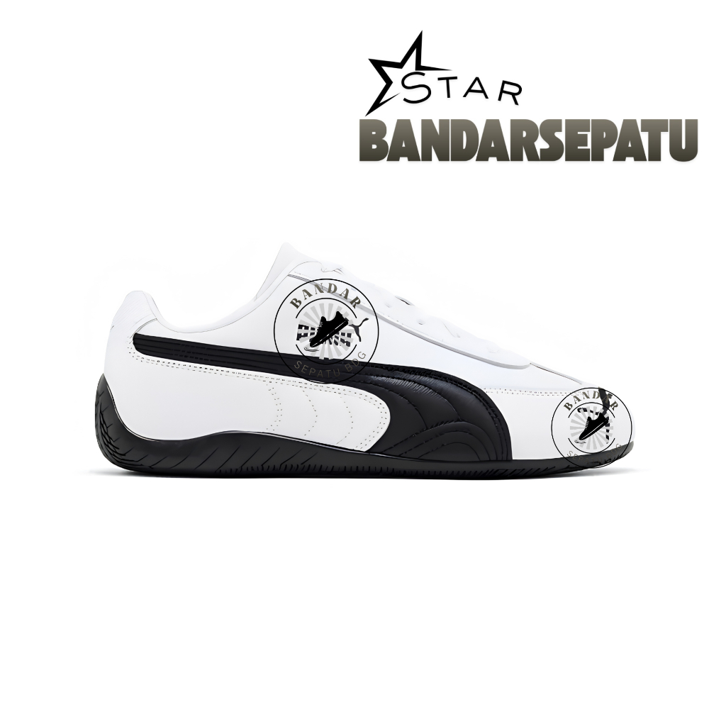 Sepatu Puma Wmns Speedcat Full Leather 'White Black'
