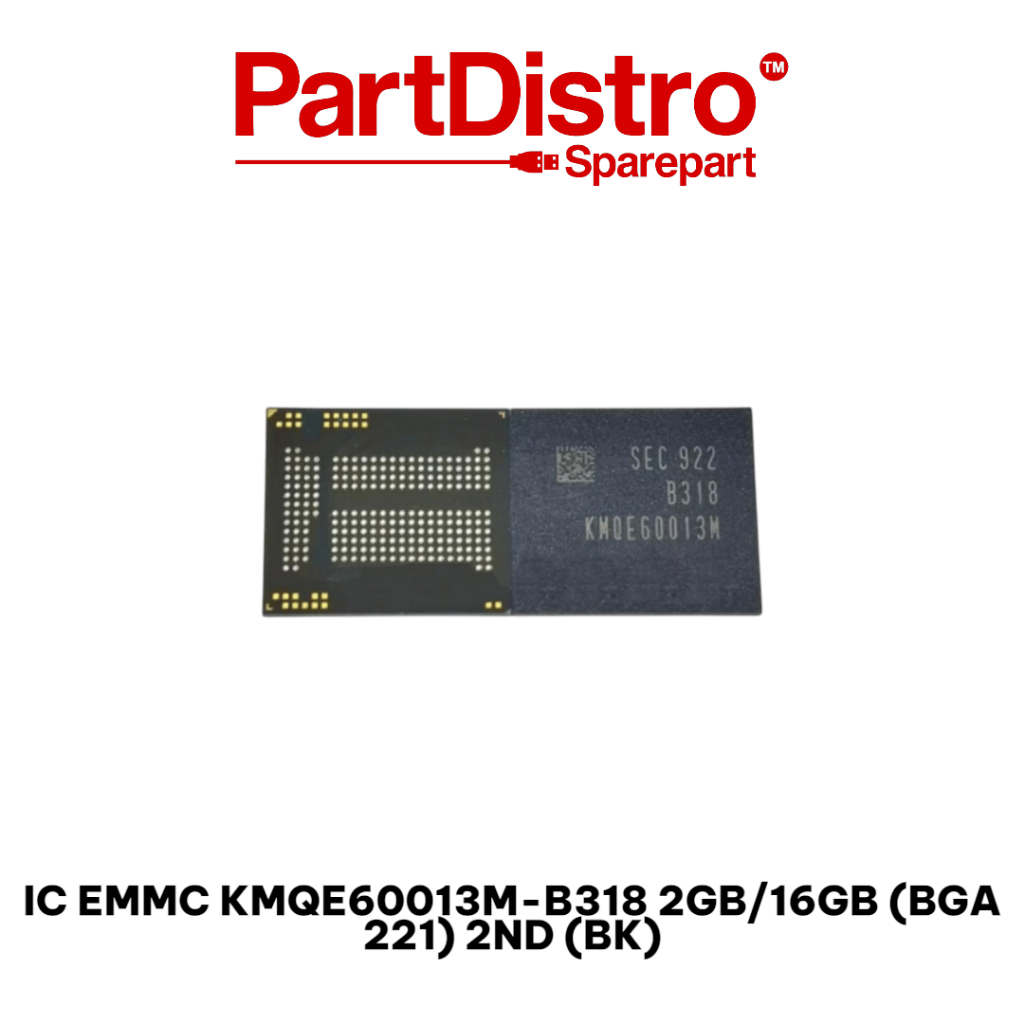 IC EMMC KMQE60013M-B318 2GB/16GB (BGA 221) 2ND (BK)