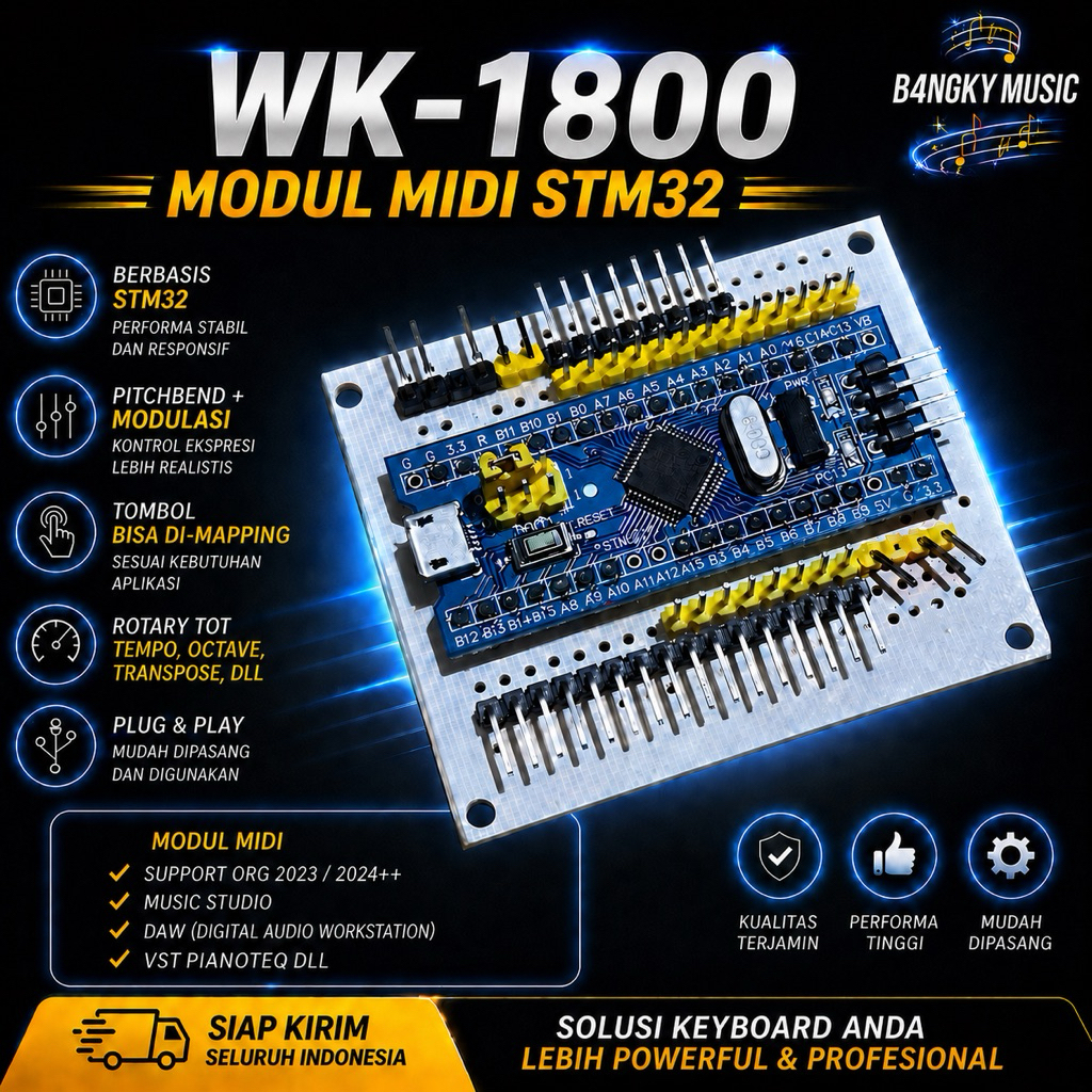 MODUL MIDI CASIO WK-1800