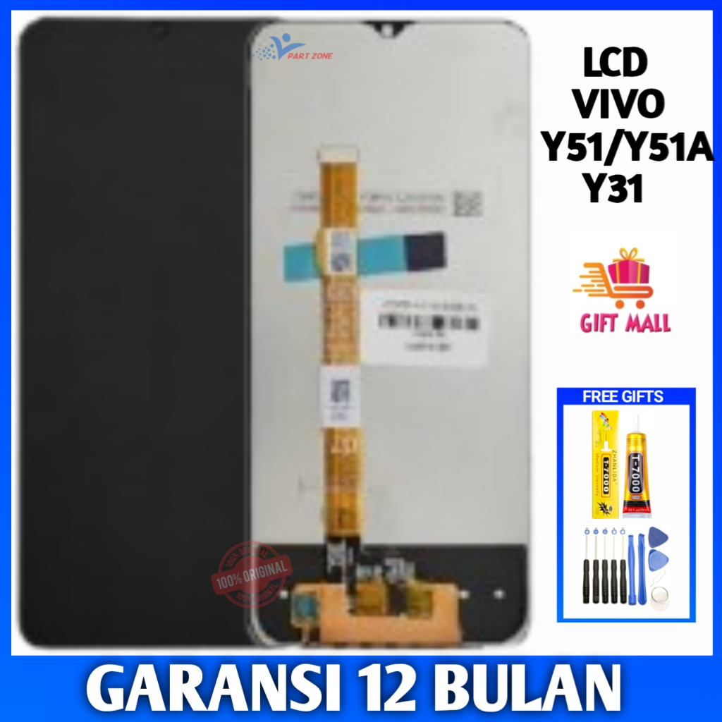 LCD for VIVO Y51 LCD VIVO Y51A LCD VIVO Y31 Fullset hp layar Touchscreen
