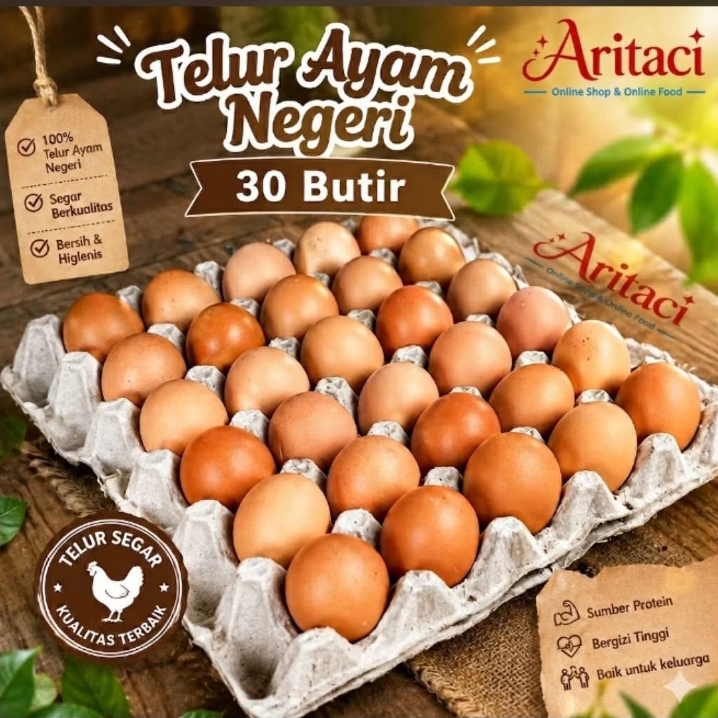 Telur Ayam 30 Butir Telur Ayam 1 Tray