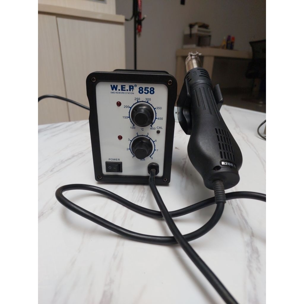 Mesin uap solder uap blower uap WER 858 hot air rework station