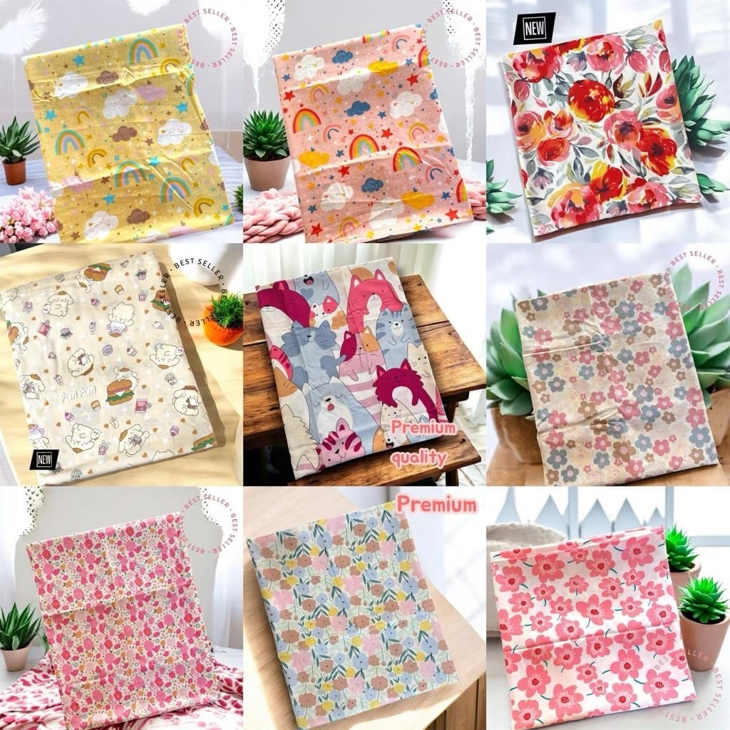 NEW kain katun rayon viscose motif anak anak premium- kain katun rayon viscose motif anak bestseller