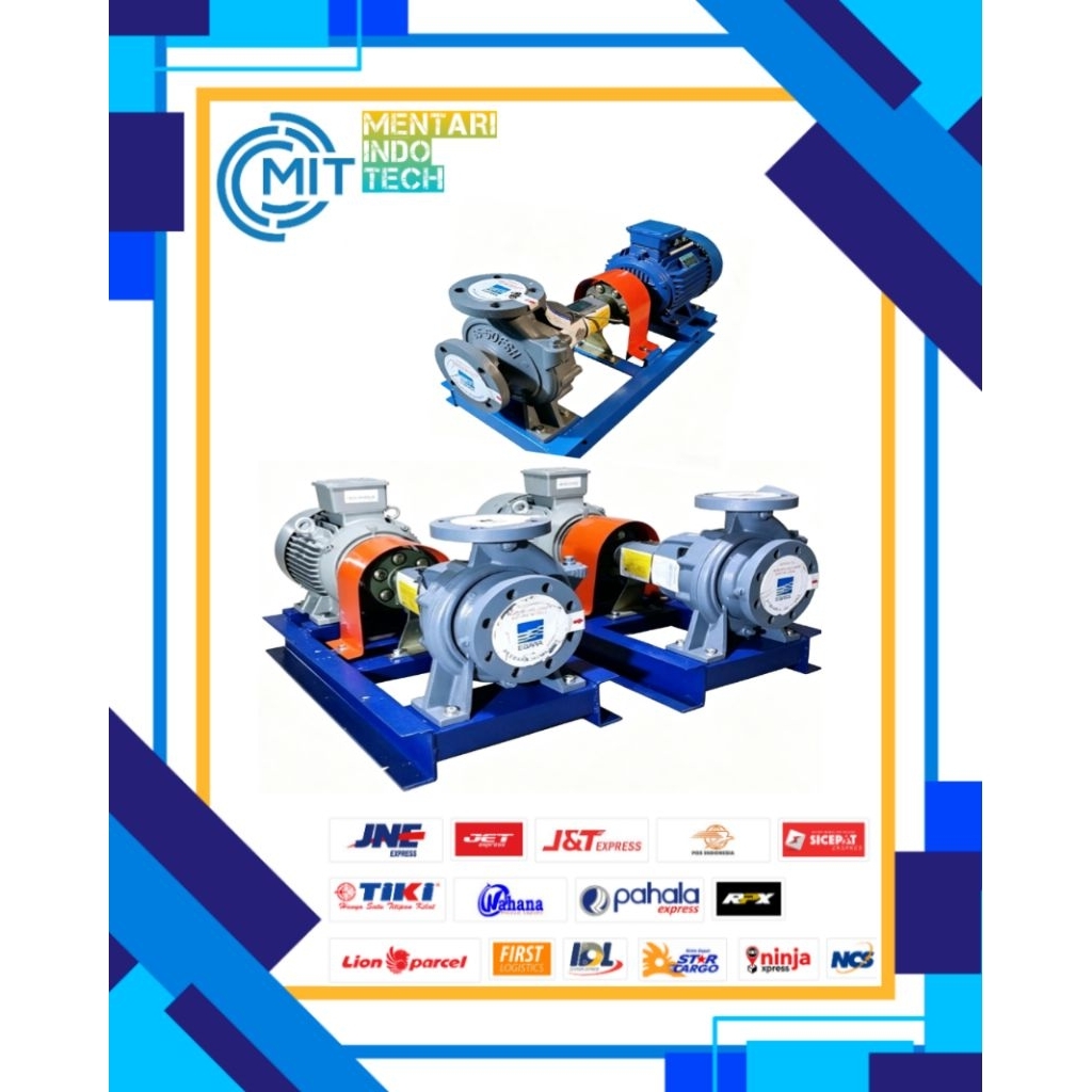 Pompa Ebara 50x40 FSHA 0,5kw 0,75Hp 4pole 1Phase Centrifugal Pump