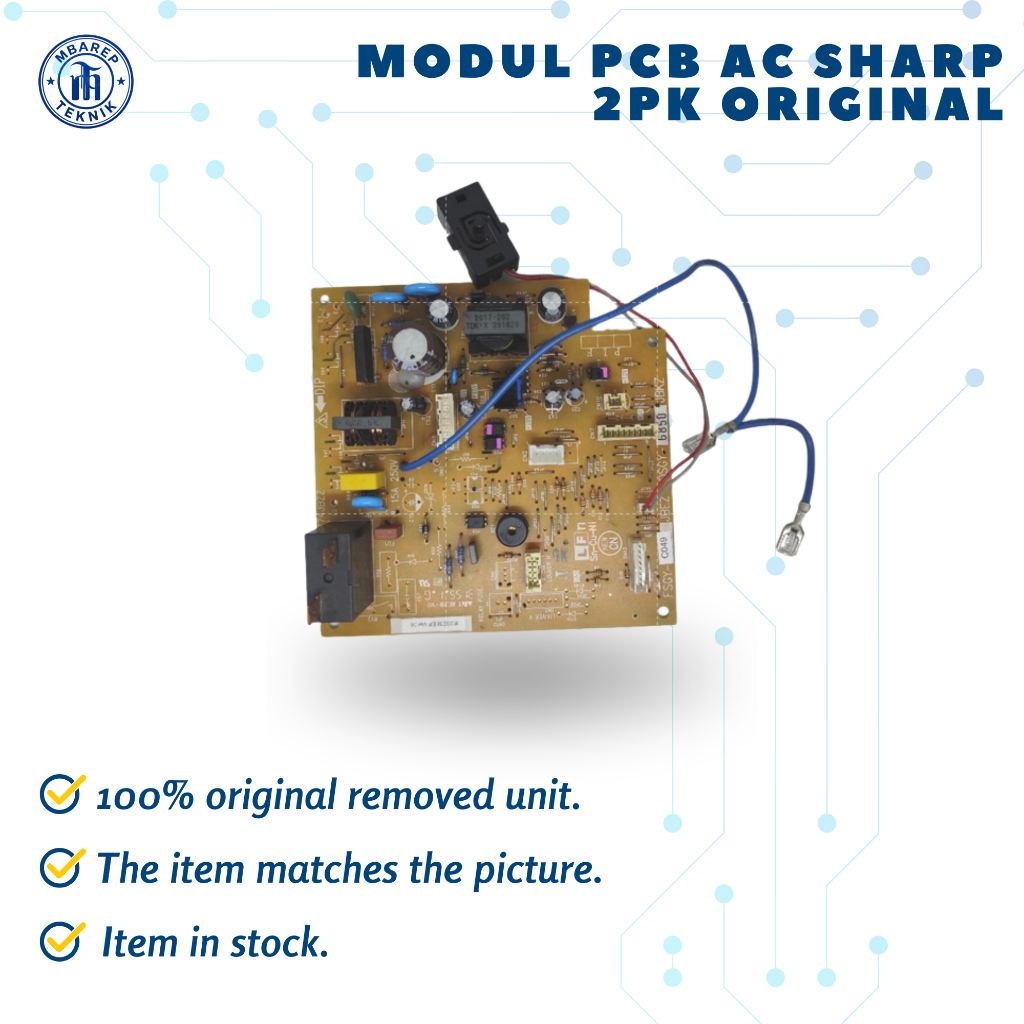 MODUL PCB AC SHARP 2PK ORIGINAL