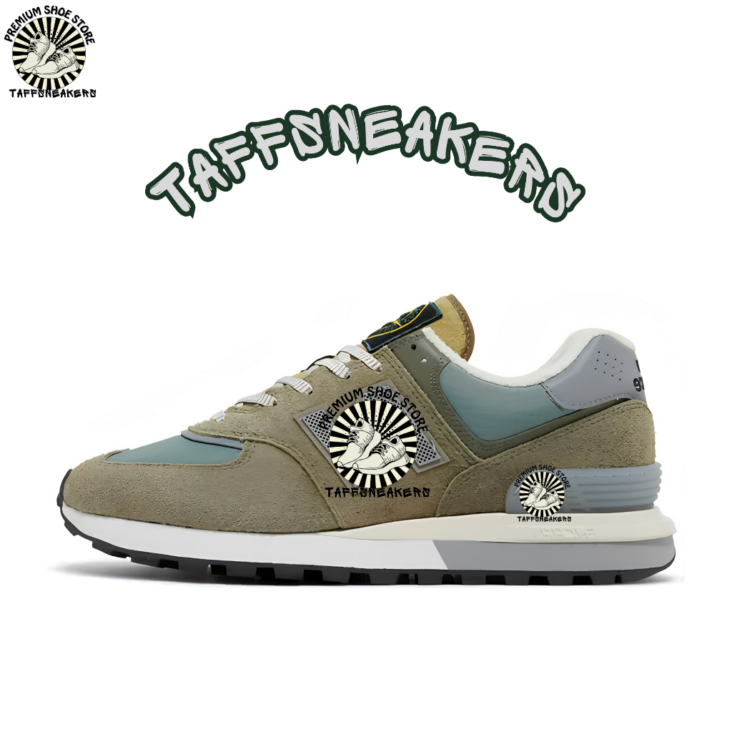 Sepatu Stone Island x 574 Legacy 'Steel Blue' U574LGST