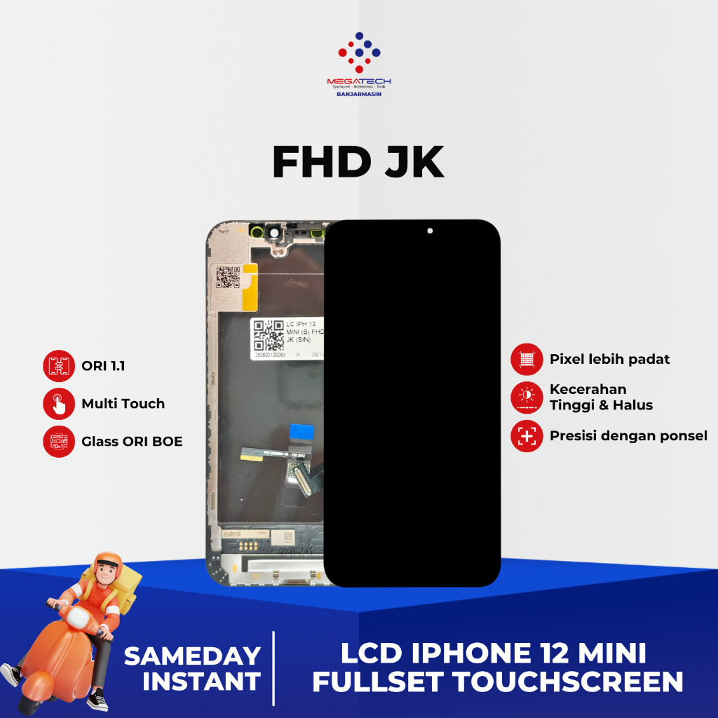 LCD IPHONE 12 MINI  FULLSET TOUCHSCREEN