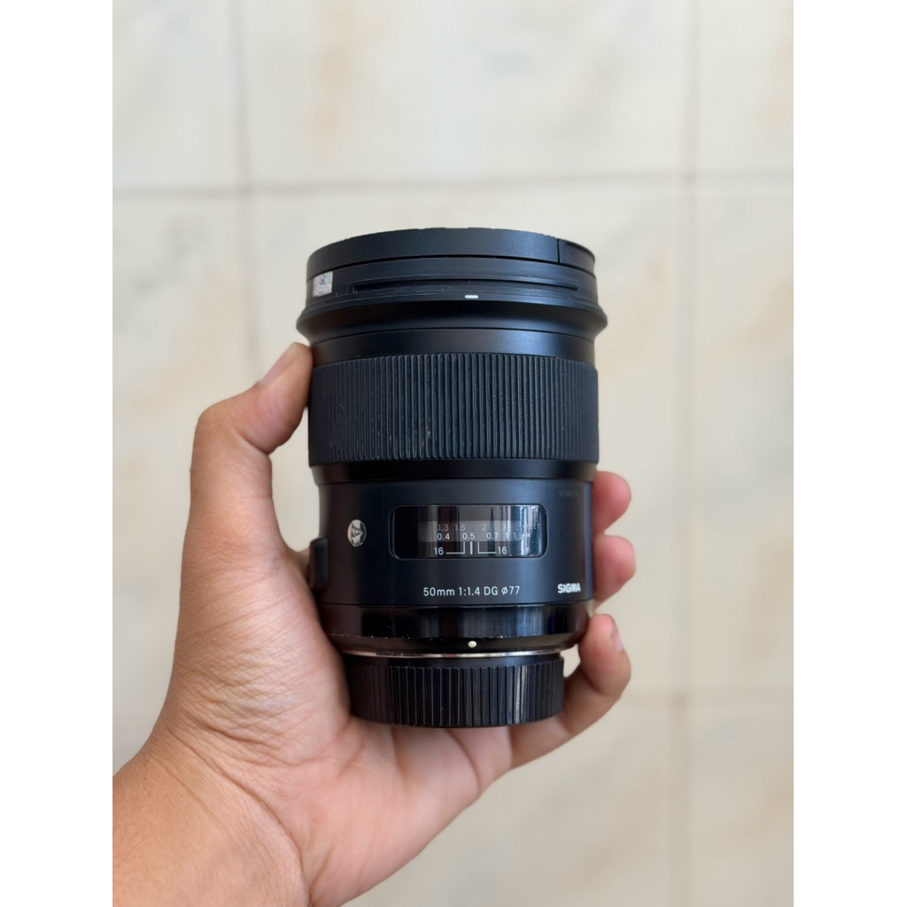lensa sigma 50mm f1.4 art for nikon second