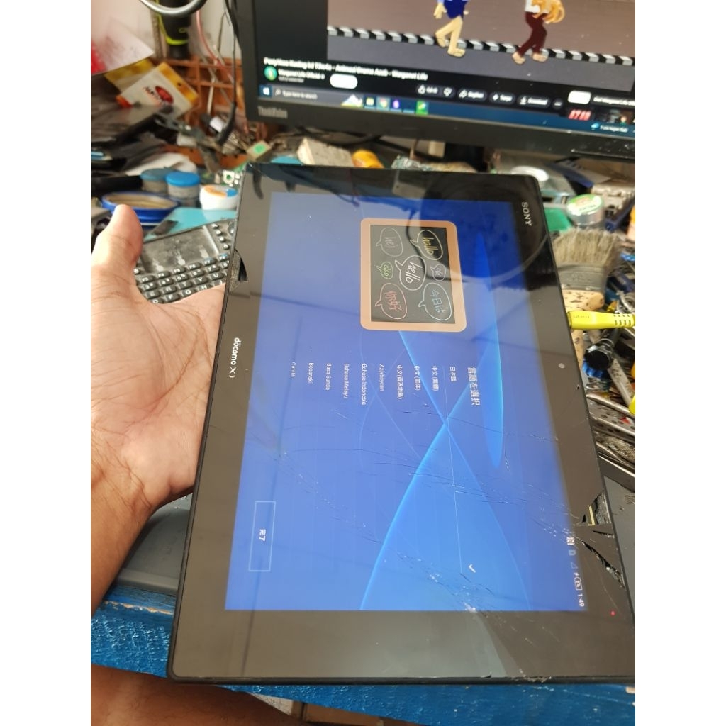 TABLET SONY XPERIA Z2 SO-05f UNIT MINUS LCD