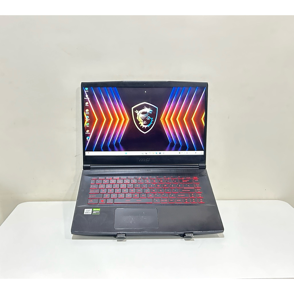 MSI GF63 THIN 10SC CORE I7-10750H NVIDIA GTX 1650 RAM 16GB SSD 512GB 144Hz MURAH