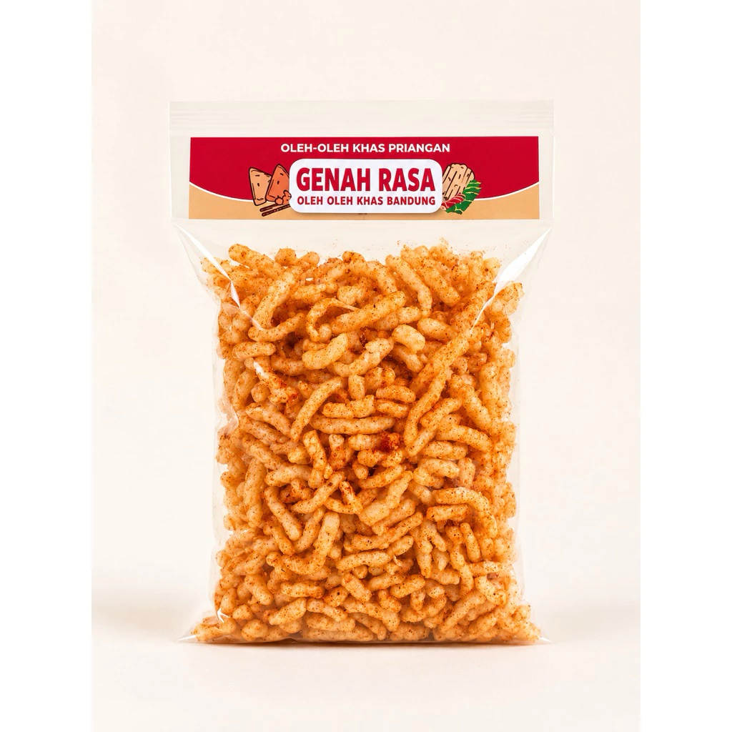 Kerupuk Gurilem Pedas 200 g — foto detail 4 dari 6