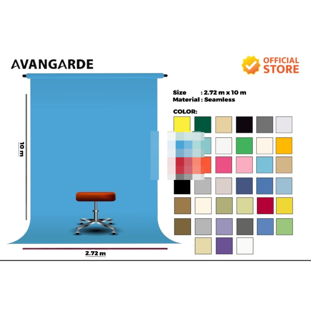 Avangarde Seamless Background Paper Polos Seamless Backdrop Studio